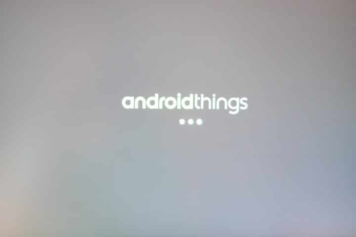android things starting on screen