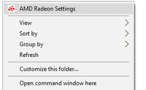 open command window here